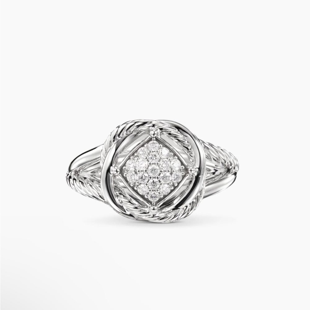 DAVID YURMAN Infinity Ring with Diamonds - Picture 2 of 5